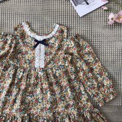 Váy thu hoa đuôi cá trễ vai size 4-8